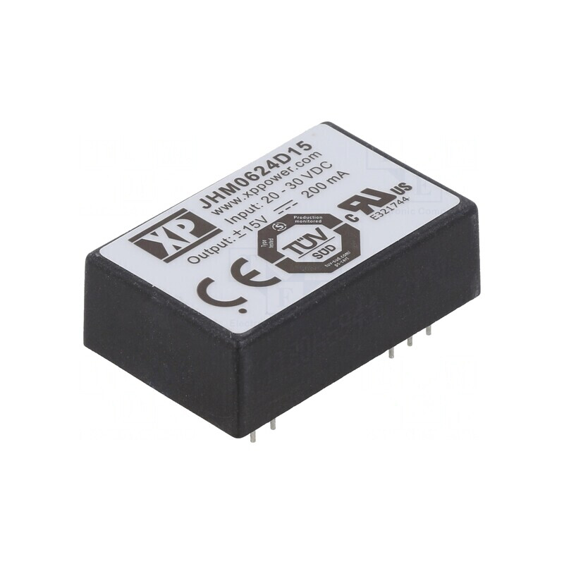 Convertor DC/DC 6W 20-30V la 15V/-15V THT | Electronic-mag.ro | Componente Electronice