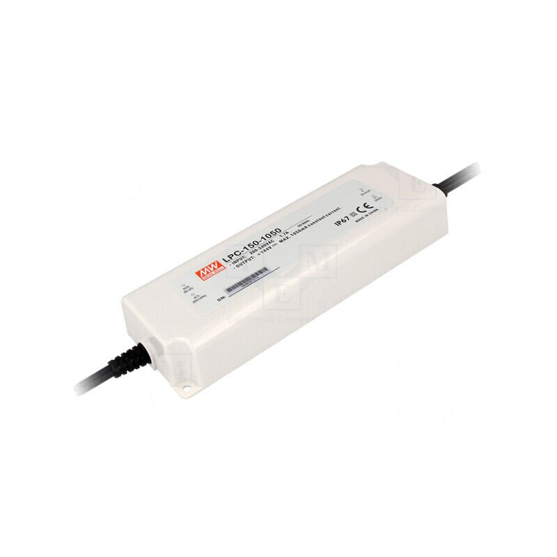 Alimentator LED 151,2W 72-144VDC 1050mA IP67 | Electronic-mag.ro | Componente Electronice Alimentator LED 151,2W 72-144VDC 1050mA IP67 | Electronic-mag.ro | Componente Electronice