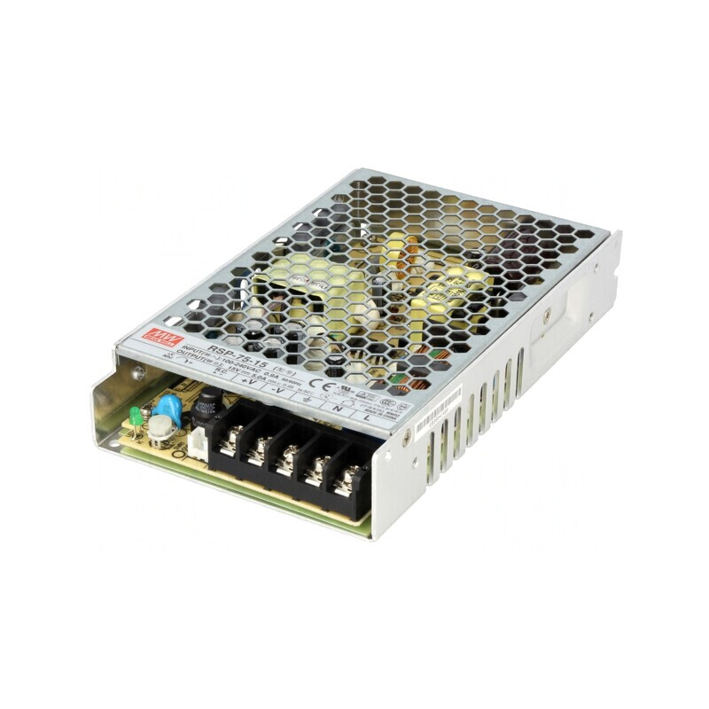 Alimentator Modular 75W 15VDC 5A pentru Încastrare | Electronic-mag.ro | Componente Electronice