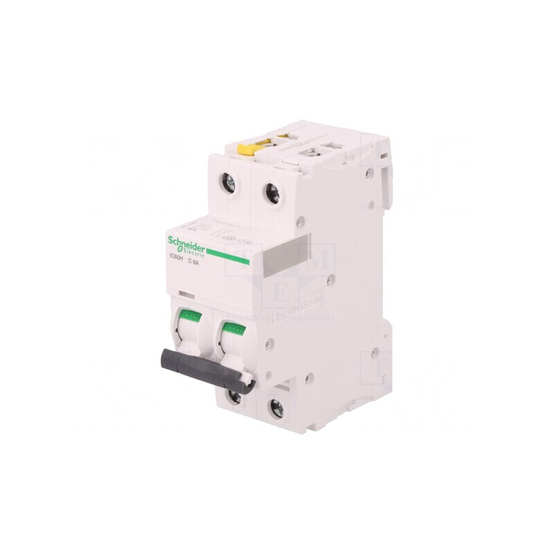 Întrerupător de supracurent 6A 2P 400VAC C | Electronic-mag.ro | Componente Electronice