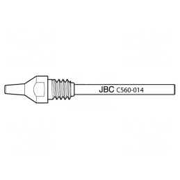 Vârf pentru Ciocane de Dezlipit 0,8x2,5mm | Electronic-mag.ro | Componente Electronice