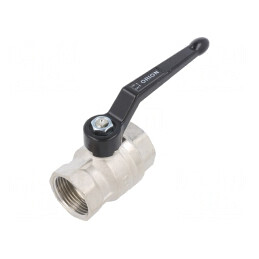 Robinet mecanic cu bilă din alamă nichelată 25bar 15-90°C | Electronic-mag.ro | Componente Electronice