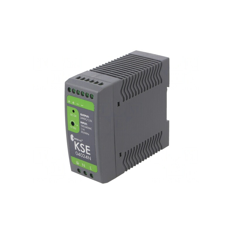 Alimentator Pulsatoriu pentru Şină DIN 40W 24VDC 1,7A IP20 | Electronic-mag.ro | Componente Electronice Alimentator Pulsatoriu pentru Şină DIN 40W 24VDC 1,7A IP20 | Electronic-mag.ro | Componente Electronice