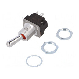 Comutator basculant DPDT ON-OFF 5A 28VAC | Electronic-mag.ro | Componente Electronice