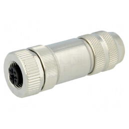 Mufă M12 PIN 2 Mamă B-Profibus IP67 6-8mm | Electronic-mag.ro | Componente Electronice