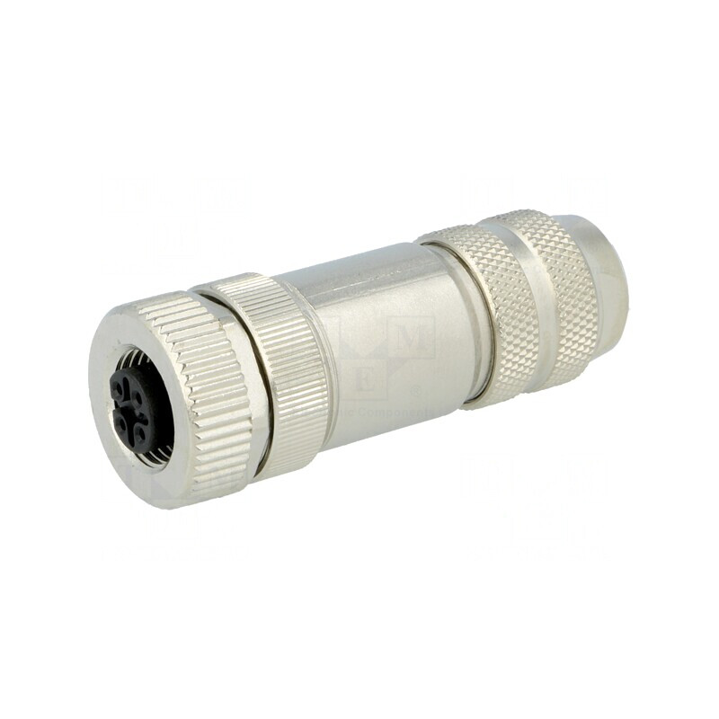 Mufă M12 PIN 2 Mamă B-Profibus IP67 6-8mm | Electronic-mag.ro | Componente Electronice