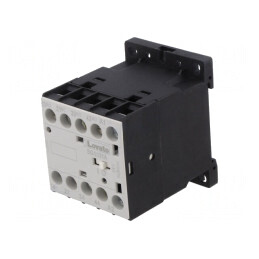 Contactor 4-poli NC NO x3 24VAC 6A pentru șină DIN | Electronic-mag.ro | Componente Electronice