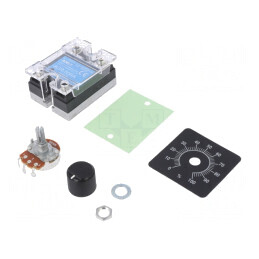 Releu Semiconductor 50A 24-280VAC 1-Fazat ASR-50RA | Electronic-mag.ro | Componente Electronice