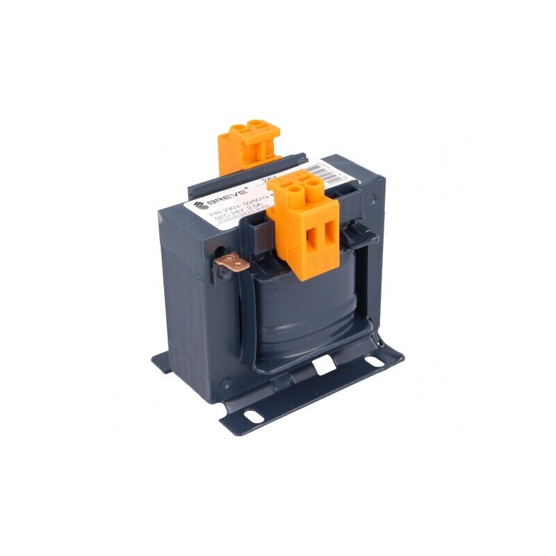 Transformator de Alimentare 63VA 230V AC la 24V AC cu Bandă de Cleme | Electronic-mag.ro | Componente Electronice