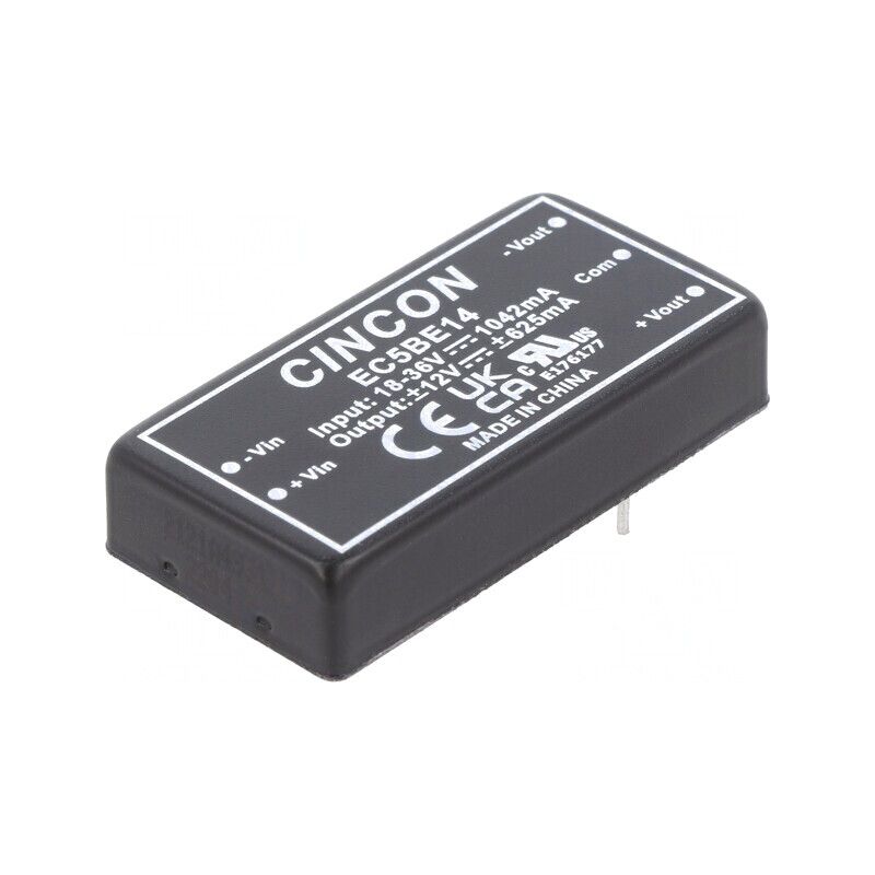 Convertor DC/DC 15W 18-36V la 12V/-12V | Electronic-mag.ro | Componente Electronice