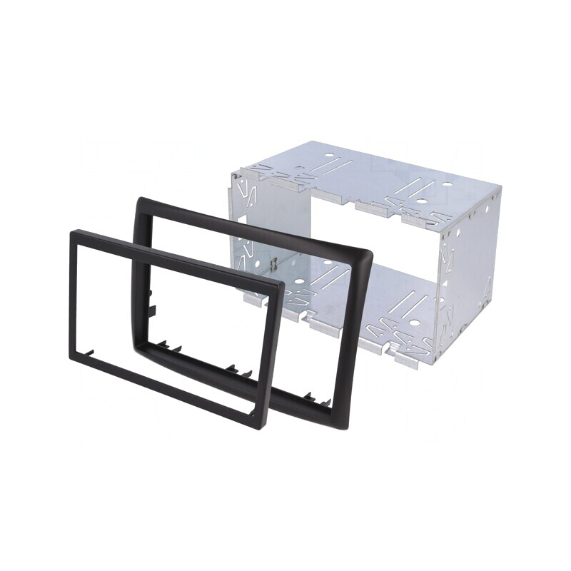 Cadru radio Renault 2 DIN negru | Electronic-mag.ro | Componente Electronice