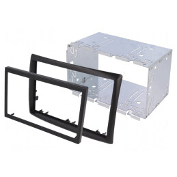 Cadru radio Renault 2 DIN negru | Electronic-mag.ro | Componente Electronice