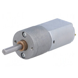 Motor DC 6V cu Transmisie și Ax D 230 RPM 63:1 Metal Gearmotor | Electronic-mag.ro | Componente Electronice