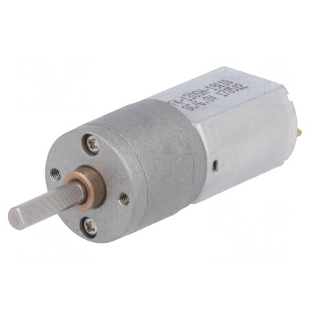 Motor DC cu Transmisie 6V 150rpm 100:1 Metal Gearmotor | Electronic-mag.ro | Componente Electronice