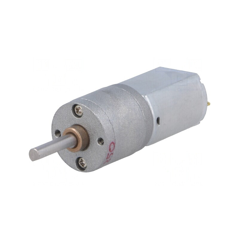Motor DC 6V cu Transmisie și Ax D 60 RPM 250:1 | Electronic-mag.ro | Componente Electronice