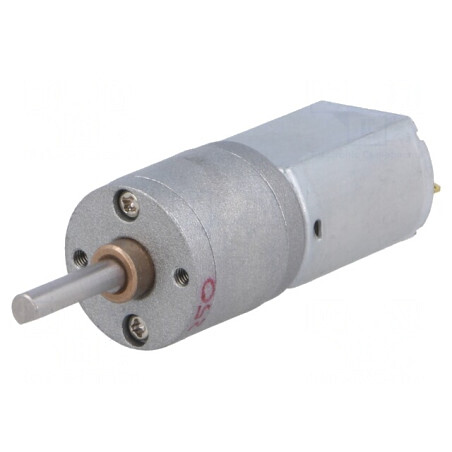 Motor DC 6V cu Transmisie și Ax D 60 RPM 250:1 | Electronic-mag.ro | Componente Electronice