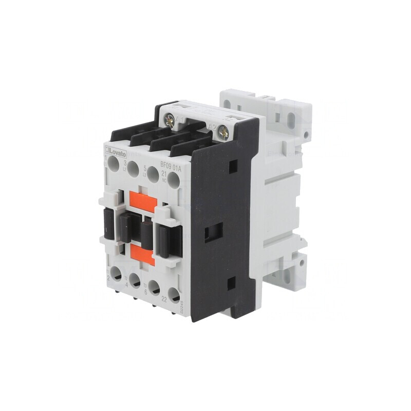 Contactor 3P NO 24VAC 9A BF0901A024 | Electronic-mag.ro | Componente Electronice