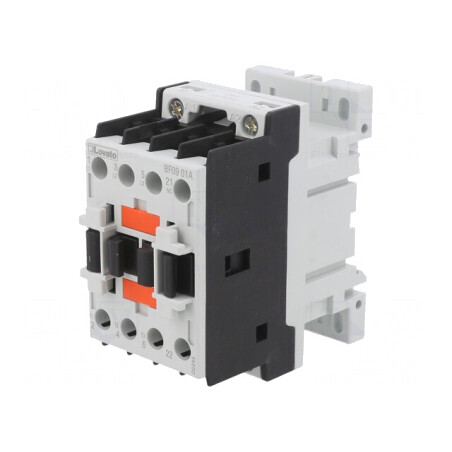 Contactor 3P NO 24VAC 9A BF0901A024 | Electronic-mag.ro | Componente Electronice