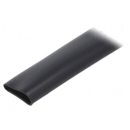 Tub de protecţie | PVC | neagră | -20÷105°C | Øint: 7,34mm | L: 30,48m | P105 1 BK005