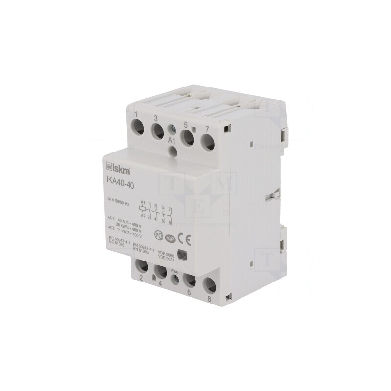 Contactor 4-Poli 40A 24VAC NO | Electronic-mag.ro | Componente Electronice Contactor 4-Poli 40A 24VAC NO | Electronic-mag.ro | Componente Electronice