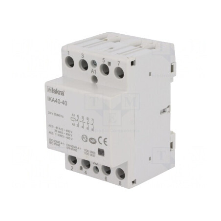 Contactor 4-Poli 40A 24VAC NO | Electronic-mag.ro | Componente Electronice