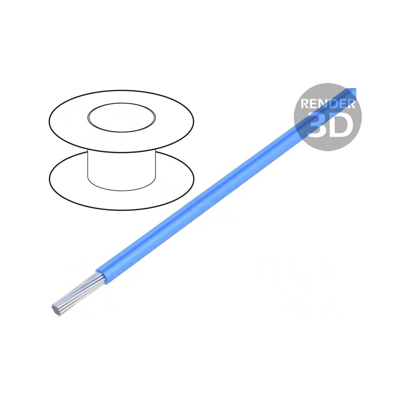 Cablu HookUp Wire Litat Cu 16AWG PVC Albastru 30,5m | Electronic-mag.ro | Componente Electronice Cablu HookUp Wire Litat Cu 16AWG PVC Albastru 30,5m | Electronic-mag.ro | Componente Electronice