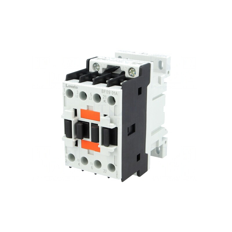 Contactor 3P NO + 3 Aux NC 230V 9A | Electronic-mag.ro | Componente Electronice