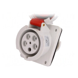 Conector Alimentare AC Trifazat Soclu Mamă 63A 400VAC IP67