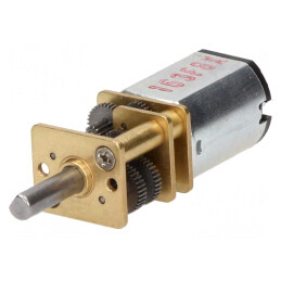 Motor DC cu Transmisie 6V 1.6A Ax Crestătură D | Electronic-mag.ro | Componente Electronice
