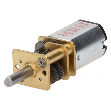 Motor DC cu Transmisie 6V 1.6A Ax Crestătură D | Electronic-mag.ro | Componente Electronice