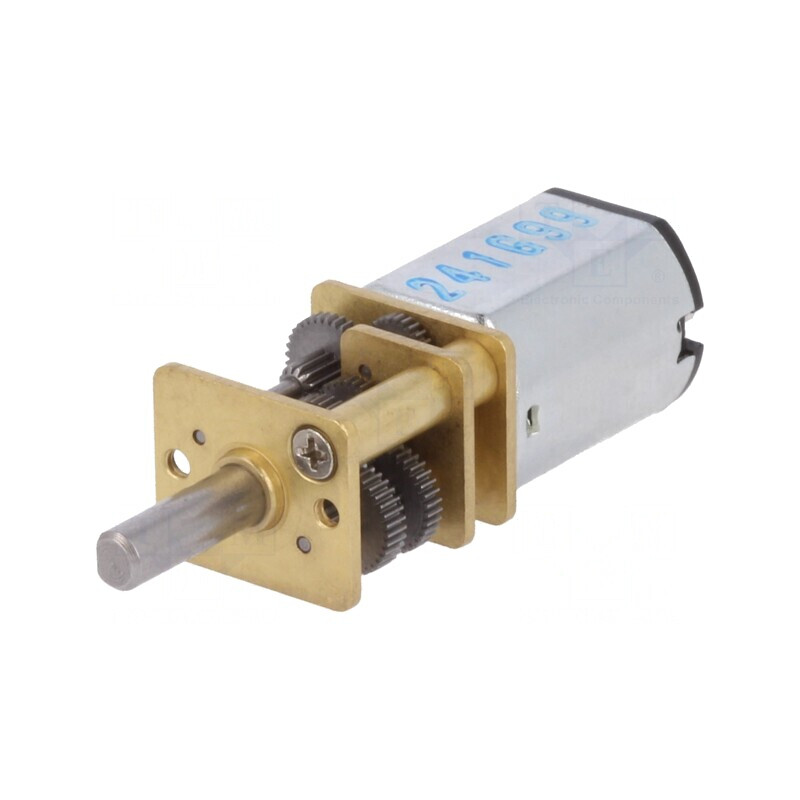 Motor DC cu Transmisie 6V 670mA 22 RPM 1000:1 Micro Metal | Electronic-mag.ro | Componente Electronice Motor DC cu Transmisie 6V 670mA 22 RPM 1000:1 Micro Metal | Electronic-mag.ro | Componente Electronice