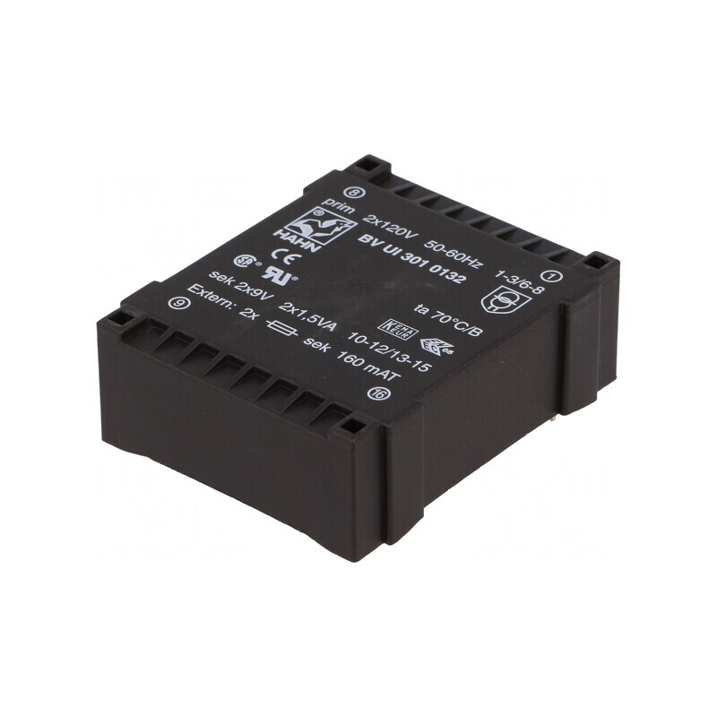 Transformator încapsulat 3VA 115VAC 9V 167mA PCB | Electronic-mag.ro | Componente Electronice Transformator încapsulat 3VA 115VAC 9V 167mA PCB | Electronic-mag.ro | Componente Electronice