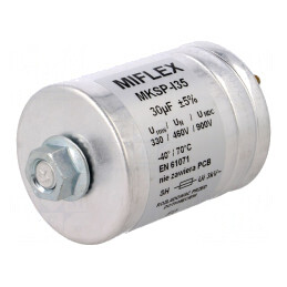 Condensator Polipropilenă 30uF Terminale Șuruburi M6 | Electronic-mag.ro | Componente Electronice