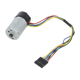 Motor DC 6V 2.4A cu Encoder 48 CPR și Reductor Metalic | Electronic-mag.ro | Componente Electronice