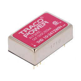 Convertor DC/DC 10W 9-36V la 12V 833mA DIP24 | Electronic-mag.ro | Componente Electronice