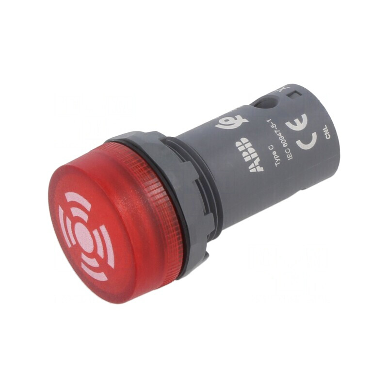 Semnalizator Luminos-Acoustic 22mm 110-130VDC | Electronic-mag.ro | Componente Electronice