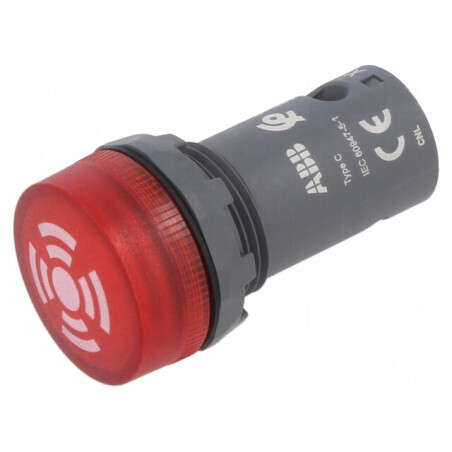 Semnalizator Luminos-Acoustic 22mm 110-130VDC | Electronic-mag.ro | Componente Electronice