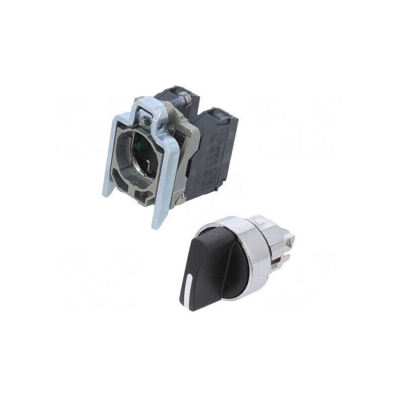 Comutator Rotativ 22mm Negru IP66 | Electronic-mag.ro | Componente Electronice