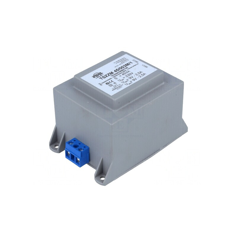 Transformator încapsulat 45VA 230V 9V 2.5A cu șurub | Electronic-mag.ro | Componente Electronice Transformator încapsulat 45VA 230V 9V 2.5A cu șurub | Electronic-mag.ro | Componente Electronice