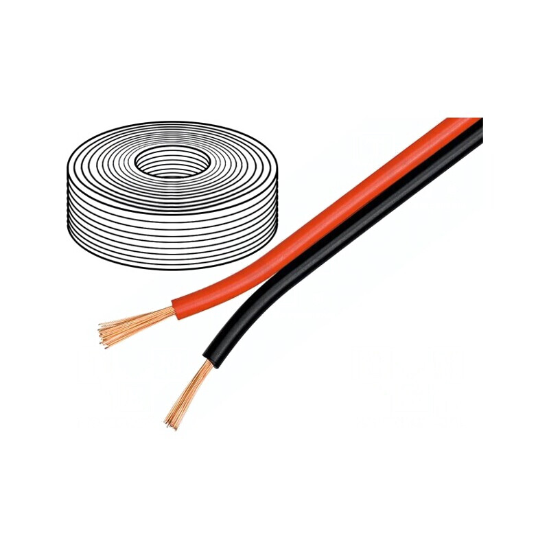 Cablu Difuzor 2x0.75mm2 OFC Negru-Roșu | Electronic-mag.ro | Componente Electronice