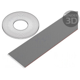 Cablu Bandă 1,27mm Cu 30x28AWG PVC 30.5m | Electronic-mag.ro | Componente Electronice