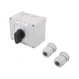 Comutator cu Came 3 Pozitii 25A 3 Poli IP65 | Electronic-mag.ro | Componente Electronice