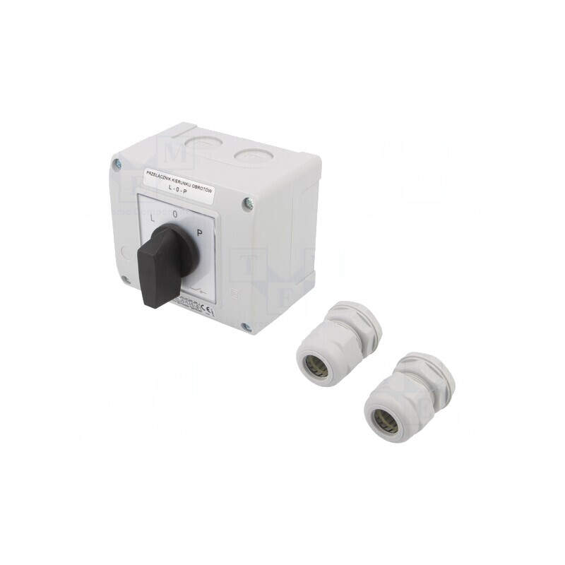 Comutator cu Came 3 Pozitii 25A 3 Poli IP65 | Electronic-mag.ro | Componente Electronice