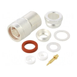 Mufă N Tată 50Ω PTFE Clamp | Electronic-mag.ro | Componente Electronice