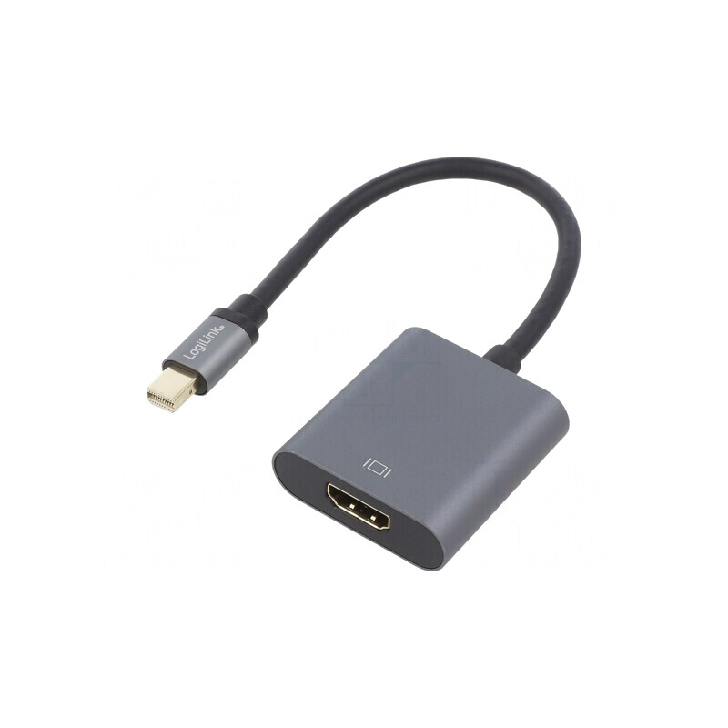 Adaptor DisplayPort la HDMI 0.15m Gri | Electronic-mag.ro | Componente Electronice