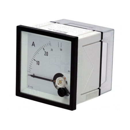 Ampermetru Panou AC 0-25A 50A True RMS Clasa 1.5 EQN72 | Electronic-mag.ro | Componente Electronice