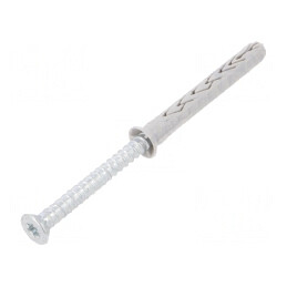 Plastic Anchor with Screw 8x60 Zinc-Plated Steel 8mm | Electronic-mag.ro | Componente Electronice