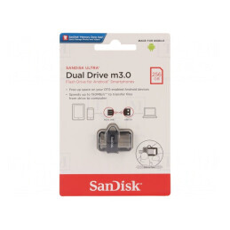 Pendrive OTG USB 3.0 256GB 150MB/s USB A & Micro USB | Electronic-mag.ro | Componente Electronice