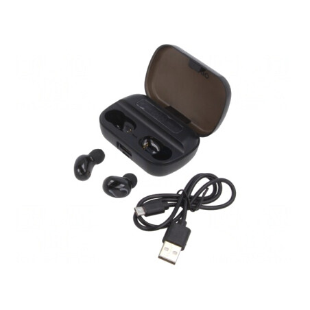 Căști Wireless cu Microfon Negru 20Hz-20kHz 10m 32Ω 40mAh | Electronic-mag.ro | Componente Electronice