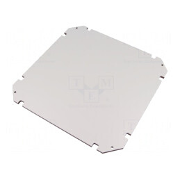 Placă de montare izolantă 250x250x5mm GEOS | Electronic-mag.ro | Componente Electronice